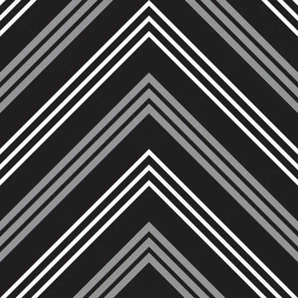 Chevron Noir Blanc Diagonale Rayé Fond Motif Sans Couture Adapté — Image vectorielle