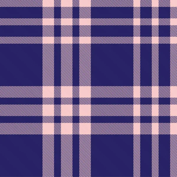 Rose Marine Plaid Carreaux Motif Tartan Sans Couture Adapté Aux — Image vectorielle