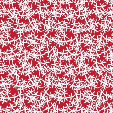 Kırmızı Tropik Yaprak botanik desensiz arka plan moda baskıları, grafikler, arka planlar ve el sanatları için uygundur