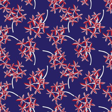 Kırmızı Donanma Tropik Yaprak botanik desensiz arka plan moda baskıları, grafikler, arka planlar ve el sanatları için uygun