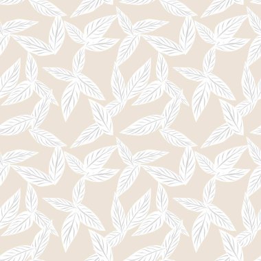 Kahverengi Tropik Yaprak botanik desensiz arka plan moda baskıları, grafikler, arka planlar ve el sanatları için uygundur