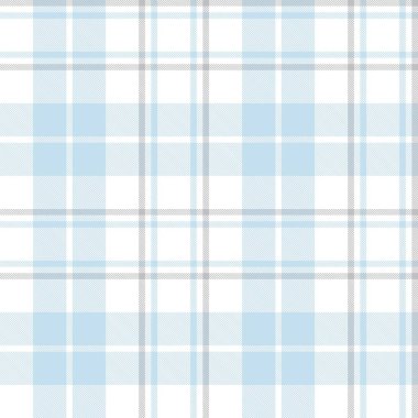 Gökyüzü mavisi ekose, kareli, ekose desenli moda tekstil ve grafikleri için uygun.