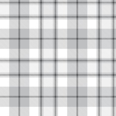 Moda tekstil ve grafikleri için uygun beyaz ekose, kareli, tartan desenli