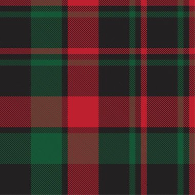 Moda tekstil ve grafikleri için uygun Noel ekoseli, ekoseli, ekoseli, ekose desenli