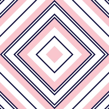 Moda tekstili ve grafikleri için uygun pembe ve lacivert köşegen çizgili desensiz arkaplan