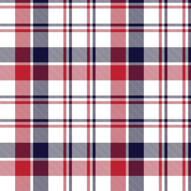 Moda tekstil ve grafikleri için uygun kırmızı ve lacivert, ekoseli, ekoseli, ekosesiz desenli