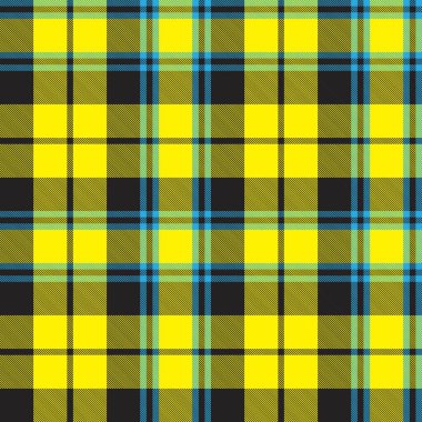 Sarı ekose, kareli, tartan desenli moda tekstil ve grafikleri için uygun.