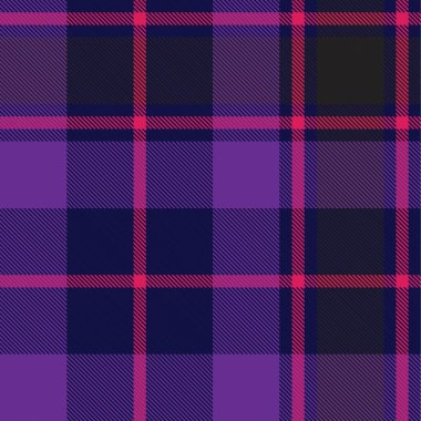 Mor ekose, kareli, tartan desenli moda tekstil ve grafikleri için uygun.