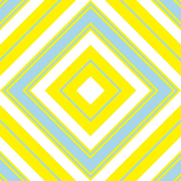 Gelber Argyle Diagonal Gestreifter Nahtloser Musterhintergrund Für Modetextilien Grafiken — Stockvektor