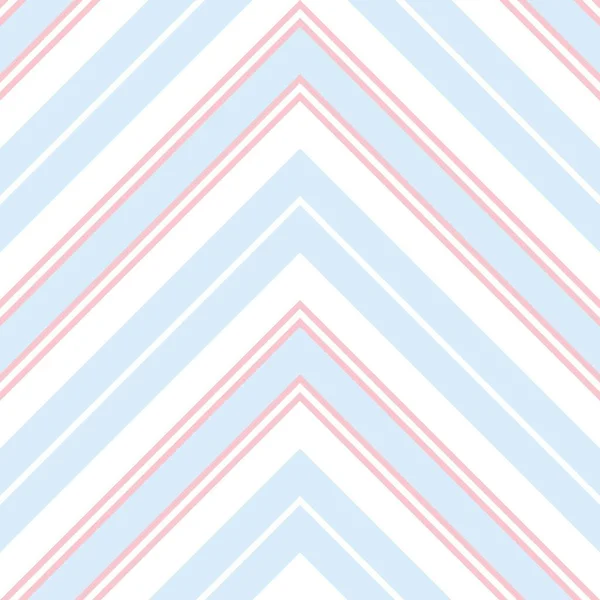 Sky Blue Chevron Diagonal Striped Seamless Pattern Background 그래픽 — 스톡 벡터