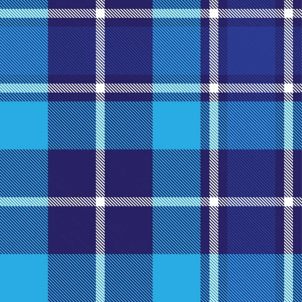 Blue Plaid Checkered Tartan Seamless Pattern Suitable Fashion Textiles Graphics — Stock Vector