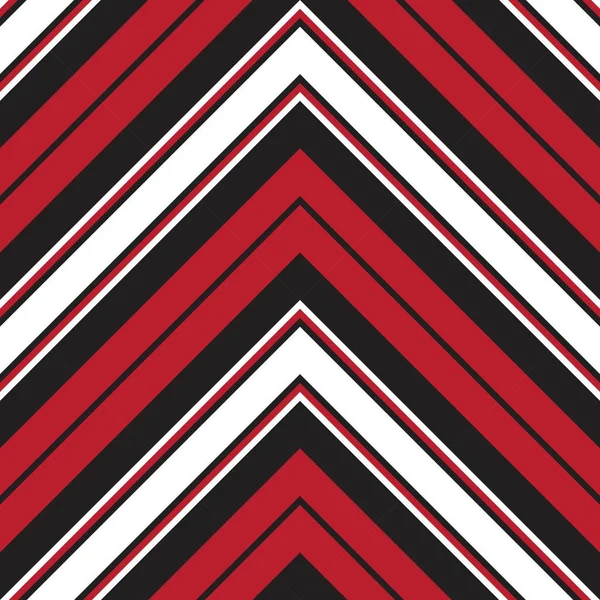 Red Chevron Diagonal Striped Seamless Pattern Background Suitable Fashion Textiles — Stock Vector