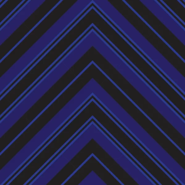 Blue Chevron Diagonal Striped Seamless Pattern Background Suitable Fashion Textiles — Stock Vector