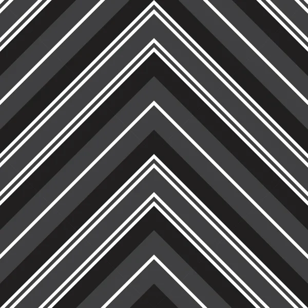 Black White Chevron Diagonal Striped Seamless Pattern Background Suitable Fashion — Stock Vector