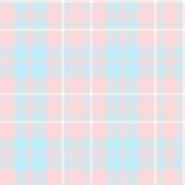 Pink Plaid Kostkované Tartan Bezešvé Vzor Vhodný Pro Módní Textil — Stockový vektor