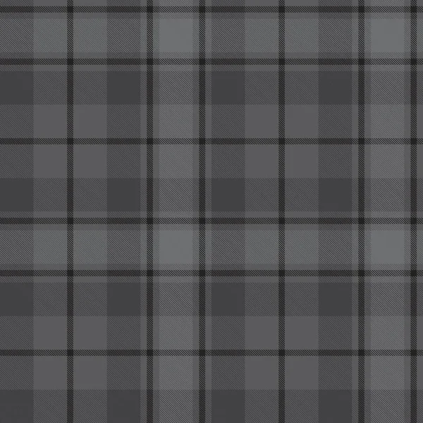 Grå Rutig Rutig Tartan Sömlös Mönster Lämplig För Mode Textilier — Stock vektor