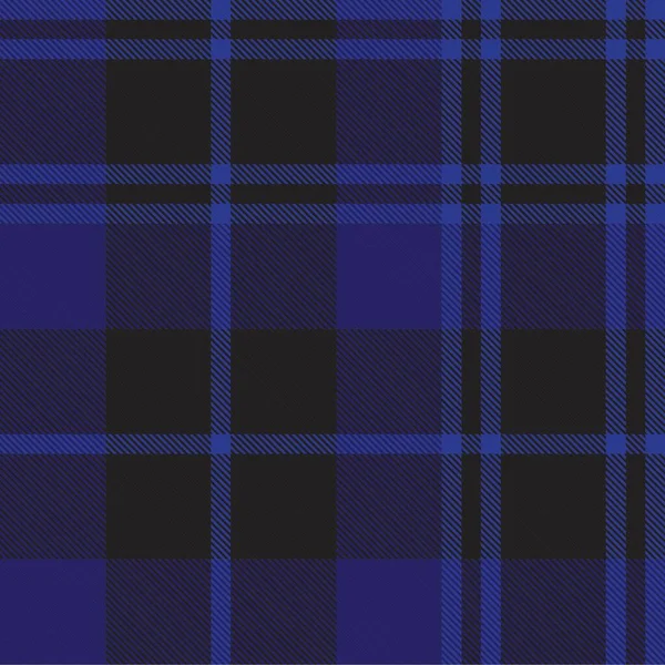 Plaid Bleu Carreaux Motif Tartan Sans Couture Adapté Aux Textiles — Image vectorielle