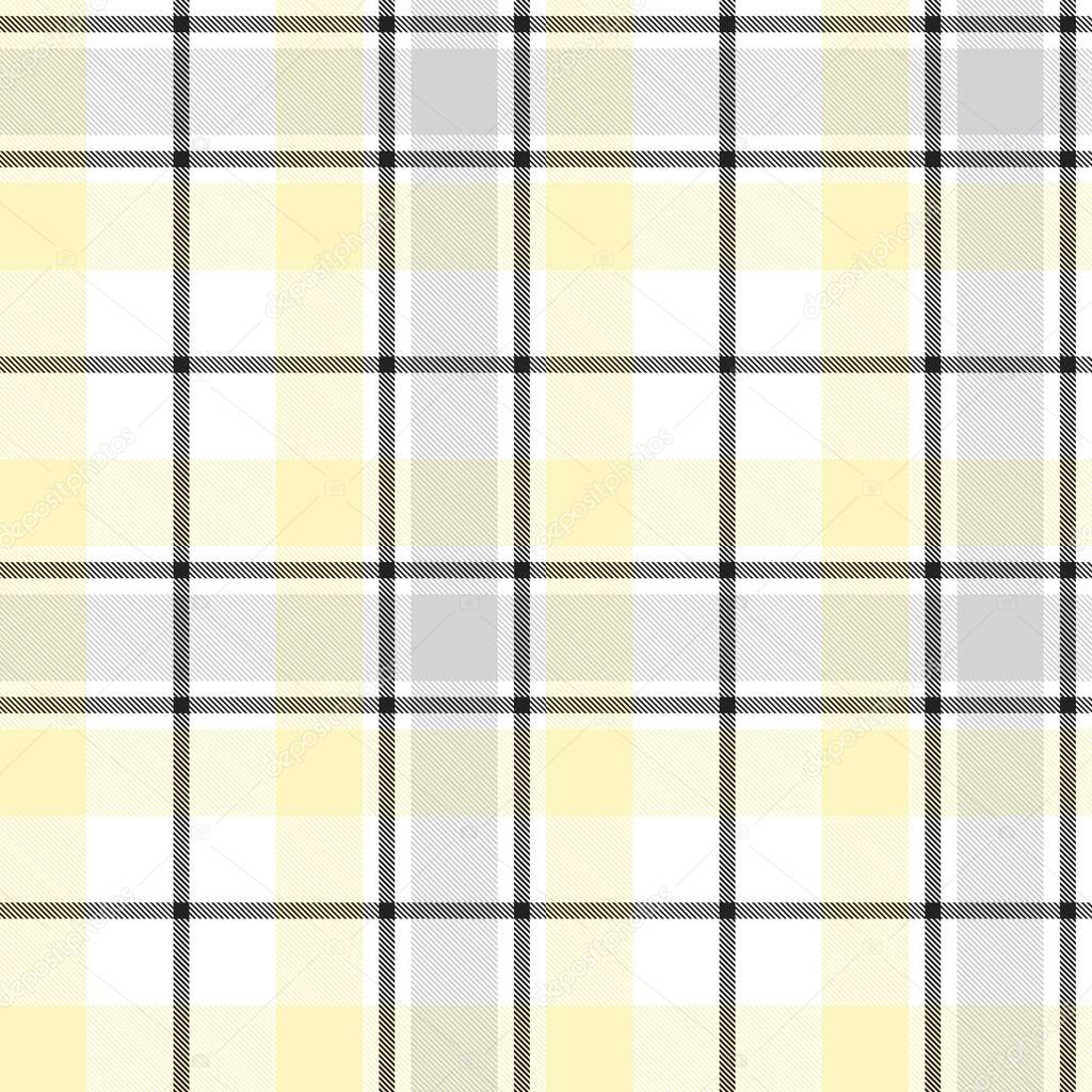 Yellow Plaid, checkered, tartan seamless pattern suitable for fashion textiles and graphics