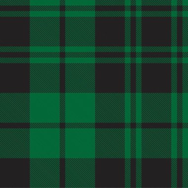 Moda tekstil ve grafikleri için uygun yeşil ekoseli, kareli, tartan desenli