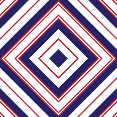 Moda tekstili ve grafikleri için uygun kırmızı ve mavi köşegen çizgili desensiz arkaplan