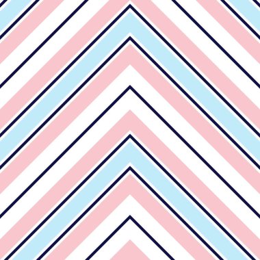 Moda tekstili ve grafikleri için uygun pembe ve lacivert köşegen çizgili desenli arkaplan.