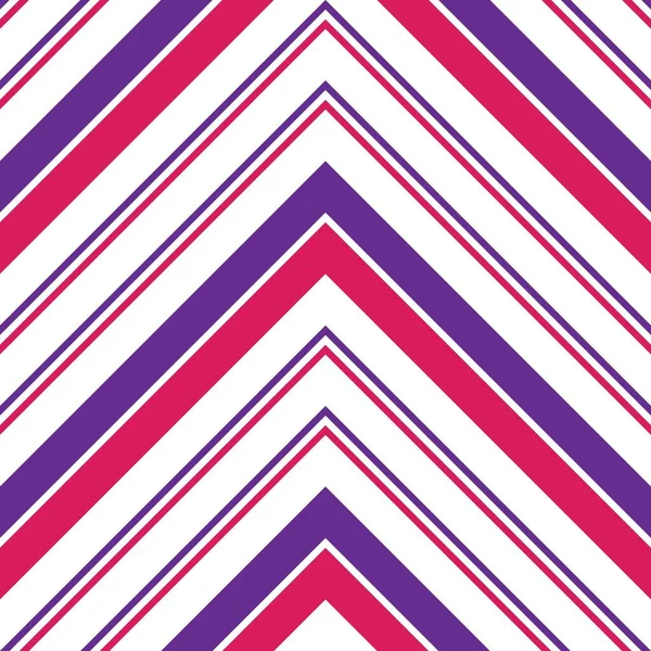 Fondo Sin Costura Rayado Diagonal Chevron Púrpura Adecuado Para Textiles — Vector de stock