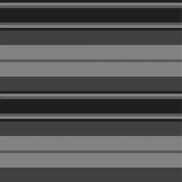 Grijs Horizontaal Gestreepte Naadloze Patroon Achtergrond Geschikt Voor Mode Textiel — Stockvector