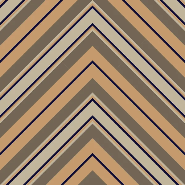 Коричневый Taupe Chevron Диагональ Полосатый Бесшовный Фон Узор Подходит Моды — стоковый вектор