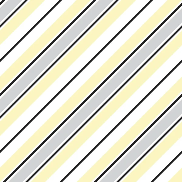 Yellow Diagonal Striped Seamless Pattern Background Suitable Fashion Textiles Graphics — Stock Vector