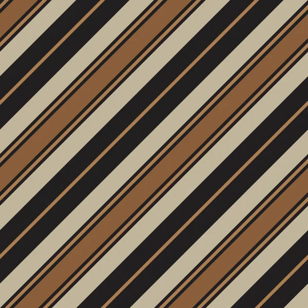 Brown Taupe Diagonal Striped Seamless Pattern Background Suitable Fashion Textiles — Stock Vector