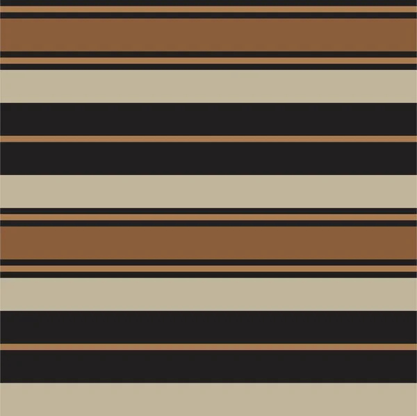 Marrón Taupe Horizontal Rayas Sin Costuras Patrón Fondo Adecuado Para — Vector de stock