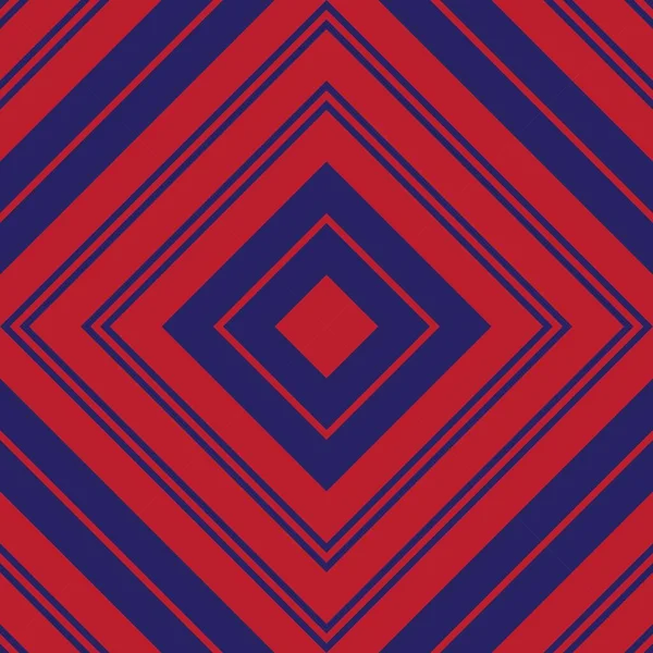Red Blue Argyle Діагональ Смугастий Фон Вітрила Підходить Модного Текстилю — стоковий вектор