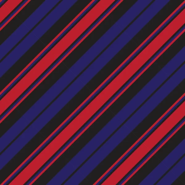 Red Blue Diagonal Striped Seamless Pattern Background Suitable Fashion Textiles — Stock Vector