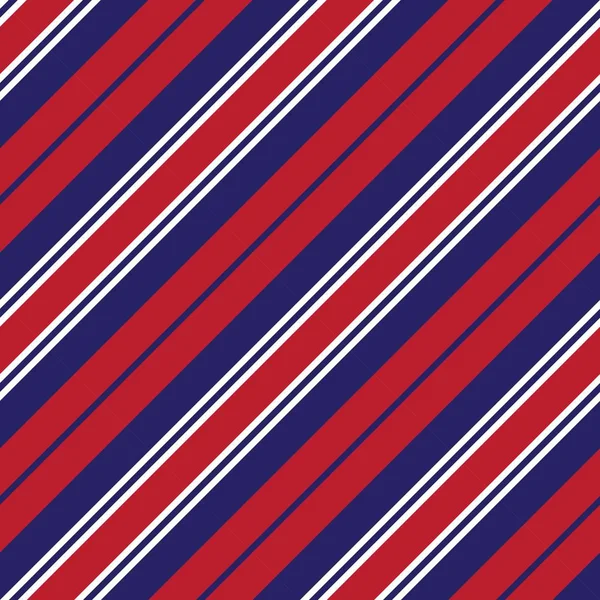 Red Blue Diagonal Striped Seamless Pattern Background Suitable Fashion Textiles — Stock Vector