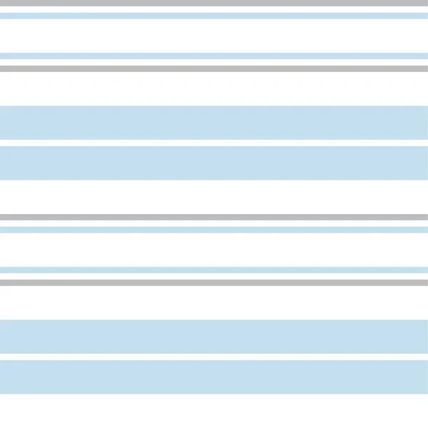 Небесно Блакитний Горизонтальний Смугастий Безшовний Візерунок Підходить Модного Текстилю Графіки — стоковий вектор