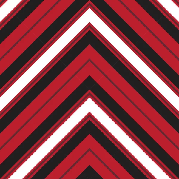 Red Chevron Diagonal Striped Seamless Pattern Background Suitable Fashion Textiles — Stock Vector