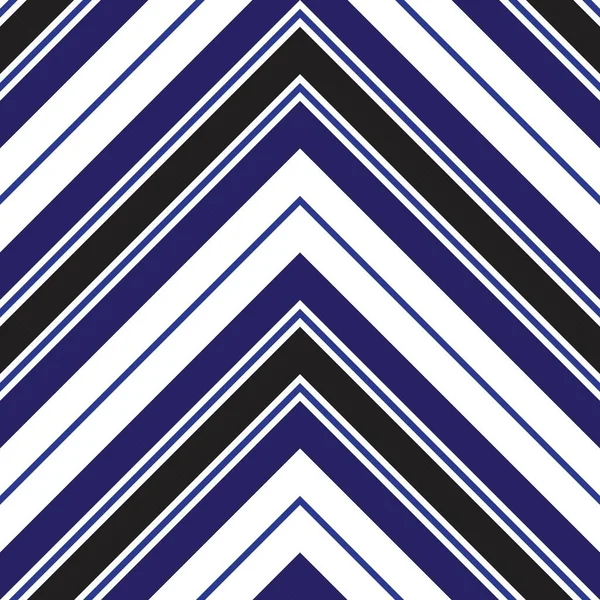 Blue Chevron Diagonal Paski Bezszwowe Tło Wzór Nadaje Się Mody — Wektor stockowy