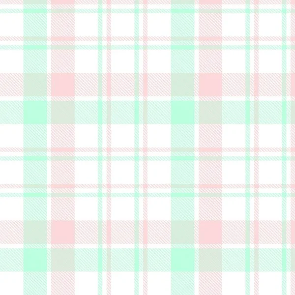 Pink Plaid Kostkované Tartan Bezešvé Vzor Vhodný Pro Módní Textil — Stockový vektor
