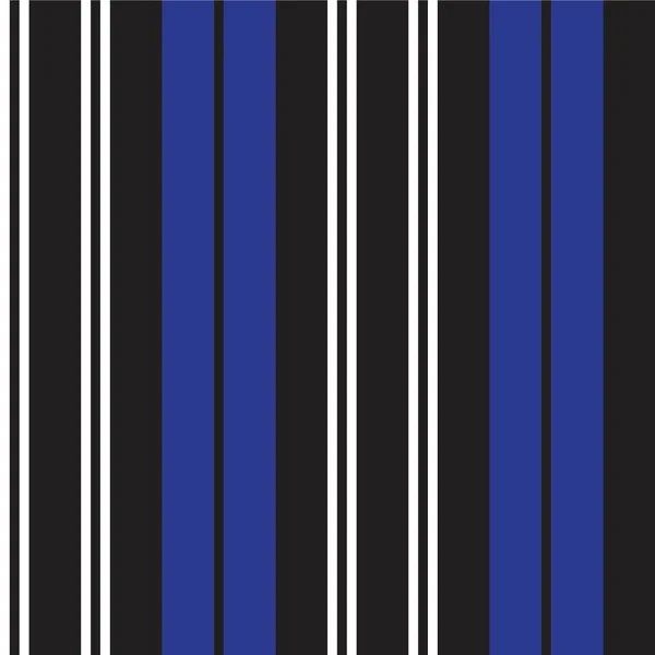 蓝色垂直条纹无缝图案背景 适合于时尚纺织品 — 图库矢量图片