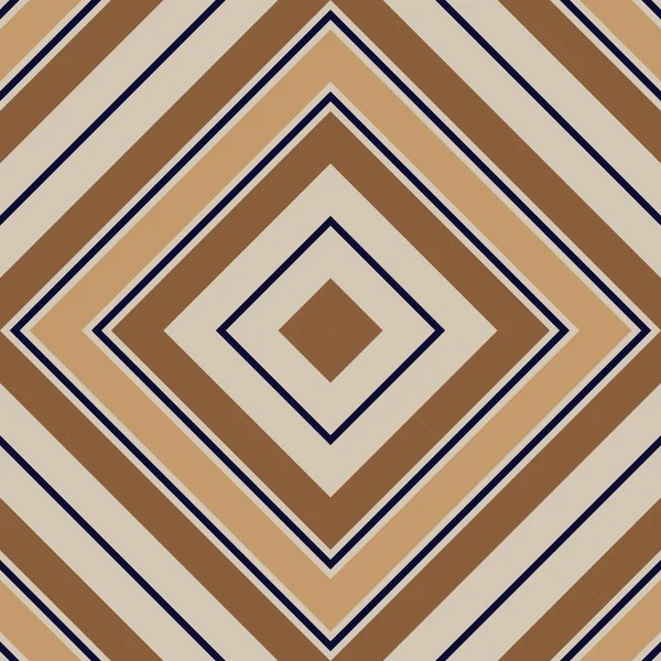 Brown Taupe Argyle Diagonální Pruhované Bezešvé Vzor Pozadí Vhodné Pro — Stockový vektor