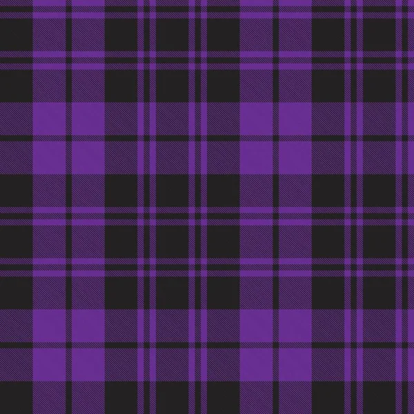 Purple Plaid Checkered Tartan Seamless Pattern Suitable Fashion Textiles Graphics — Stock Vector