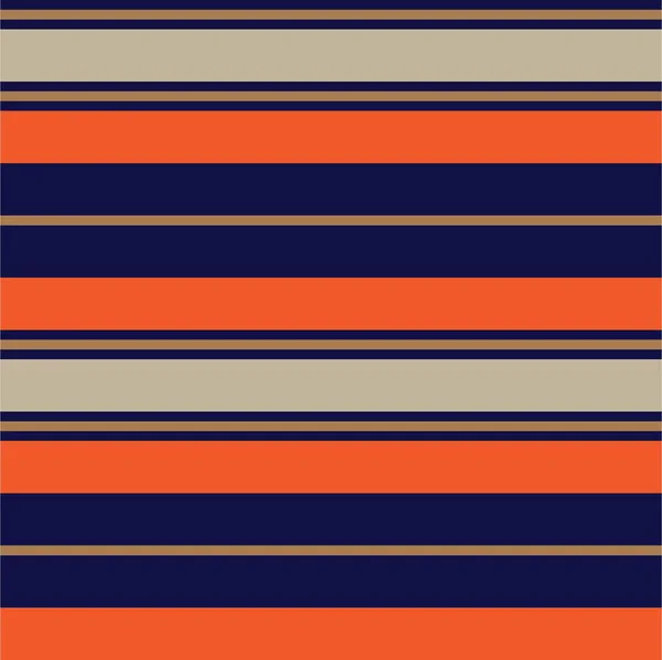 Fondo Patrón Inconsútil Rayado Horizontal Naranja Adecuado Para Textiles Moda — Vector de stock