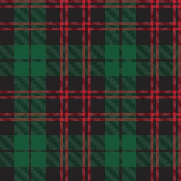 Christmas Plaid Geruit Tartan Naadloos Patroon Geschikt Voor Mode Textiel — Stockvector