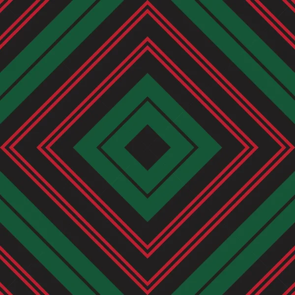 Navidad Argyle Diagonal Rayas Sin Costuras Patrón Fondo Adecuado Para — Archivo Imágenes Vectoriales