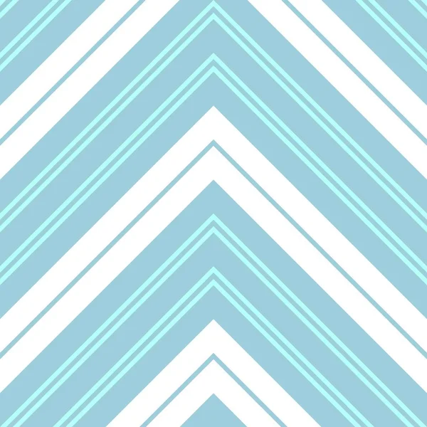 Himmelblauer Chevron Diagonal Gestreifter Nahtloser Musterhintergrund Für Modetextilien Grafiken — Stockvektor