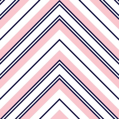 Moda tekstili ve grafikleri için uygun pembe ve lacivert köşegen çizgili desenli arkaplan.