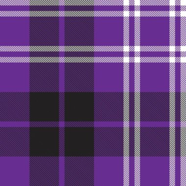 Mor ekose, kareli, tartan desenli moda tekstil ve grafikleri için uygun.