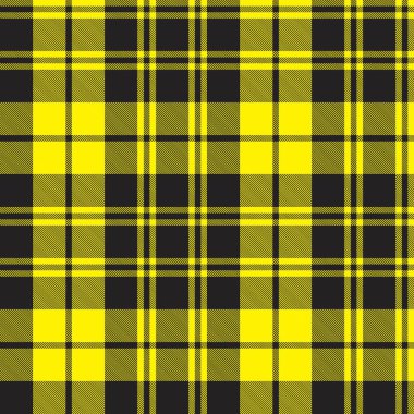 Sarı ekose, kareli, tartan desenli moda tekstil ve grafikleri için uygun.