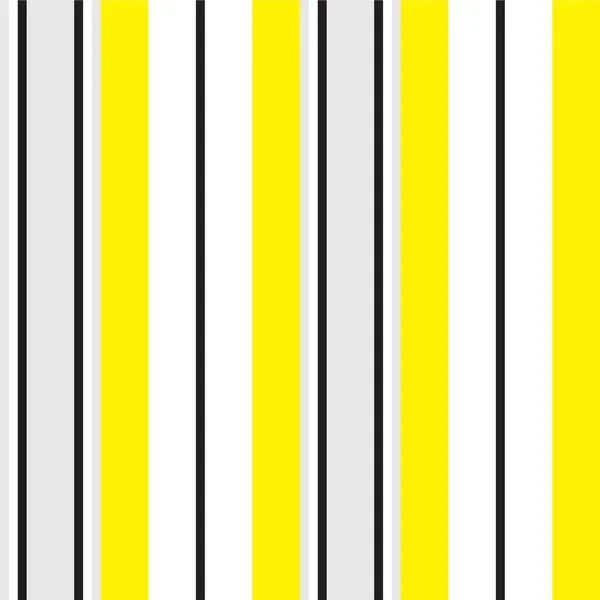 Yellow Vertical Striped Seamless Pattern Background Suitable Fashion Textiles Graphics — Stock Vector