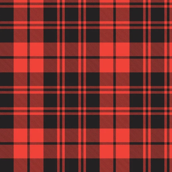 Orange Plaid Kratkę Tartan Bezszwowy Wzór Nadaje Się Mody Tekstyliów — Wektor stockowy